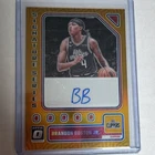 Panini 2023-24 Donruss Optic Gold Prizm #SS-BBJ Brandon Boston Jr. /10 Autograp…