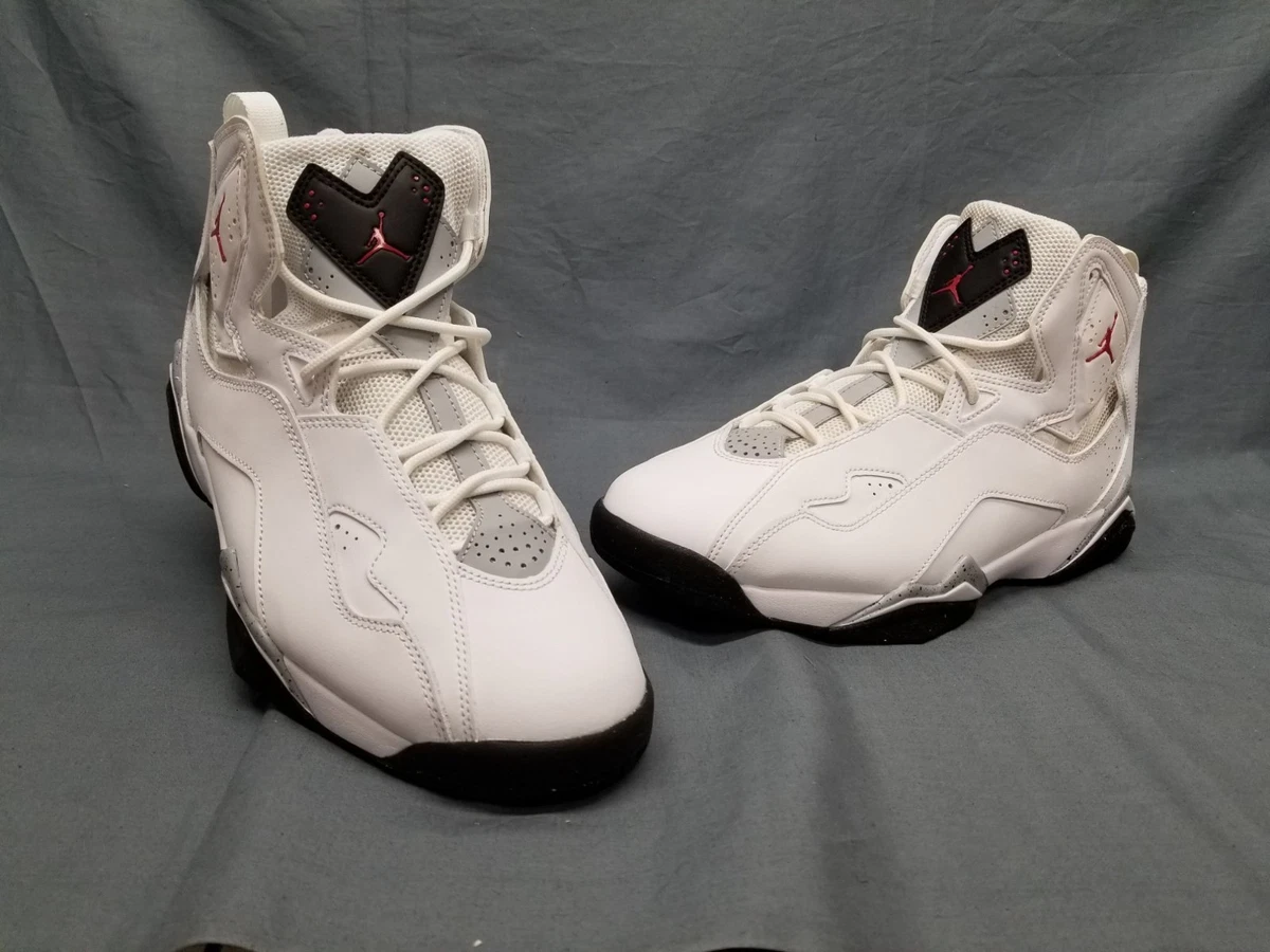 Nike Air Jordan True Flight Shoes White Sneakers Size Men\'s 10 342964-104 11.5W Size 10 - Air Jordan True Flight White Cement for sale  main image 4
