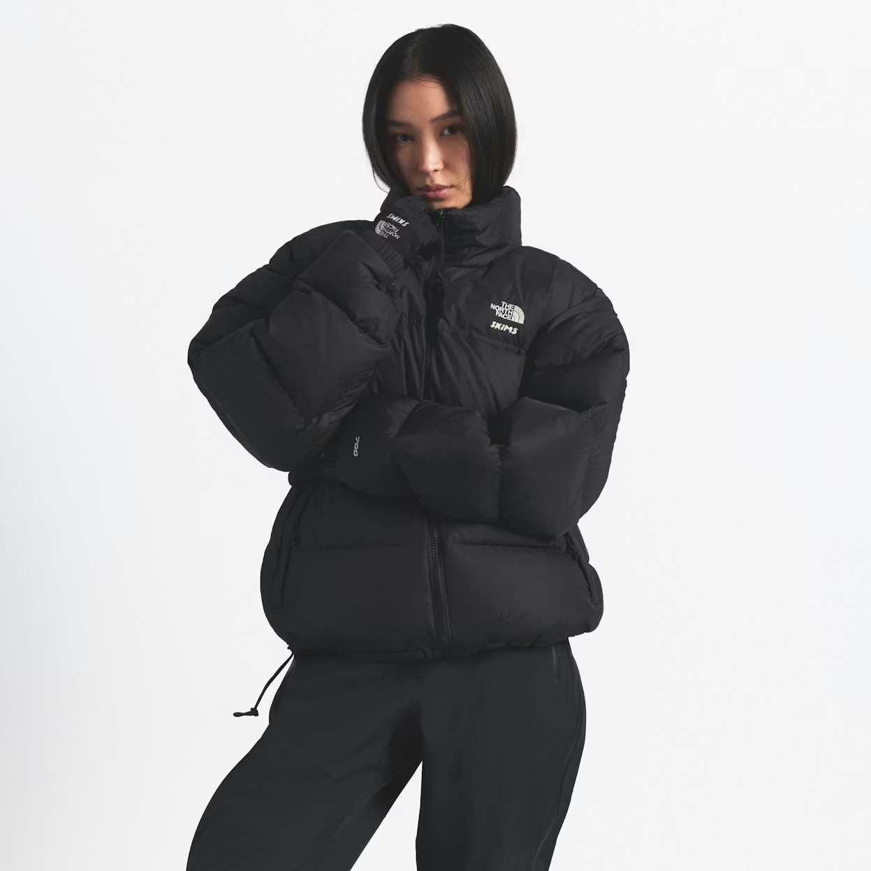 Skims x North Face 1996 Nuptse Jacket - Small - Onyx - SOLD OUT BNWT image 2