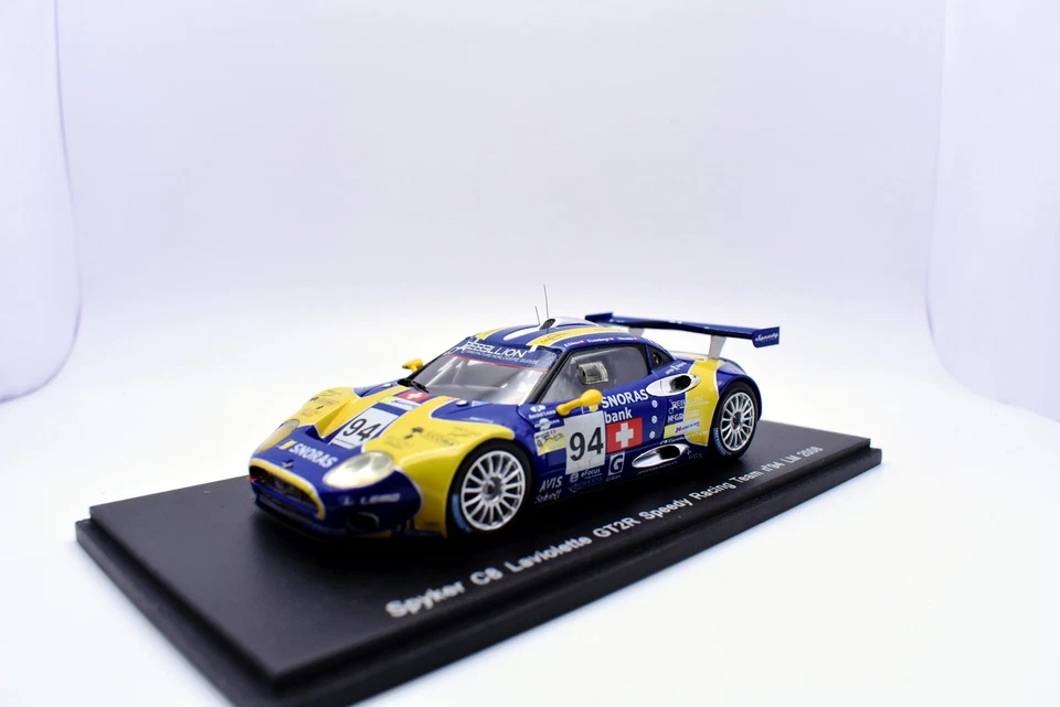 Modellino auto racing 1:43 spyker C8 laviolette GT2R speedy Spark modellismo - Immagine 3 di 4