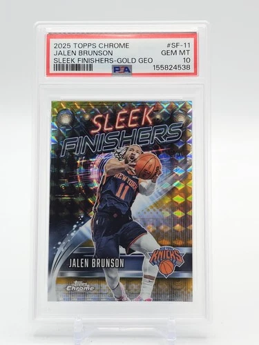 2025 Topps Chrome Jalen Brunson Base (PSA 10)