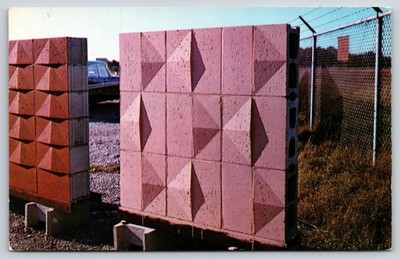 Advertising~This Is Hi-Lite Block~Bricks~Cedar Rapids~Burlington~1950s Postcard