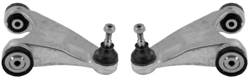 Bras de suspension avant Alfa Romeo 156 en aluminium renforcé avec silentblocs