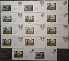 GB 2004-2020 ER2 14 x England FDC Collection Without Inserts Crisp!
