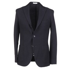 Boglioli Soft-Constructed Knit Wool-Cotton 'K Jacket' Sport Coat Slim 46R Eu56