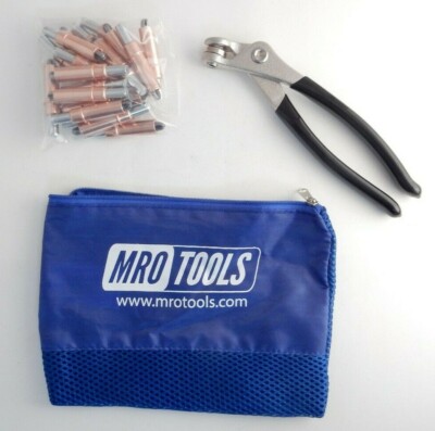 1/4 Temporary Rivet Set for Body Panel Repair 100 PC Kit w/ Pliers K1S100-1/4