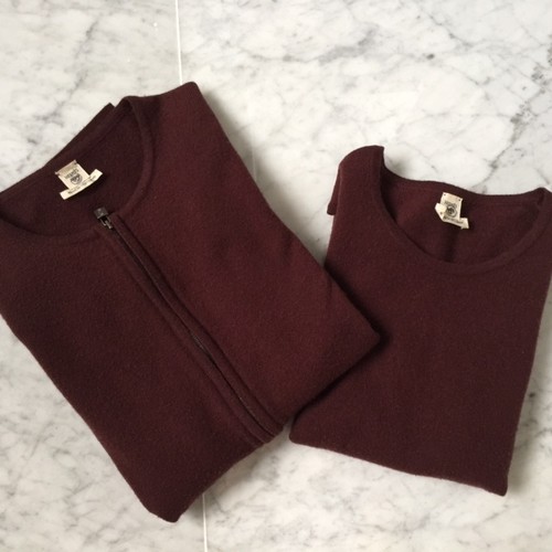 HERMES CASHMERE CARDIGAN TWIN SET IN 