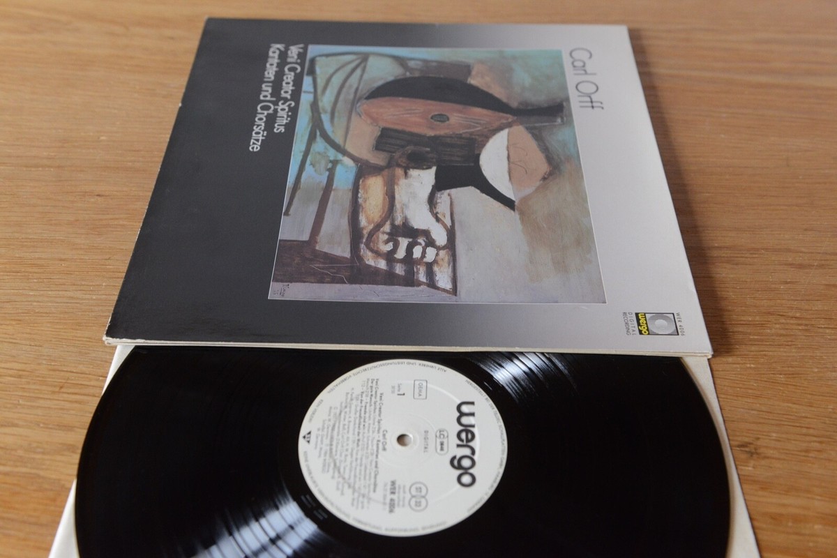 Carl Orff ‎ Veni Creator Spiritus Kantaten Und Chorsätze LP WERGO