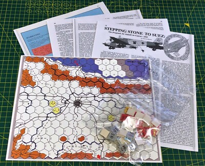  Luftangriff auf Kreta, Schlacht um Zypern 1941, für Avalon Hill, 73 Zähler + Karte