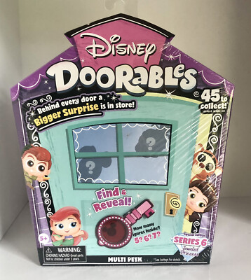 1 Disney Doorables Jeweled Princess Series 6 Multi Peek Pack Mini Figures NEW