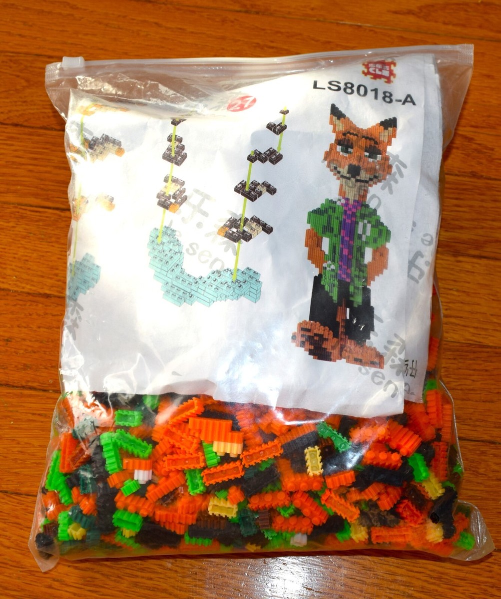 Fox 3D model CLS Mini Diamond Blocks Bricks Building Toys LS8018-A