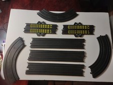 Tyco Slot Car Track Assortment with broken pieces - Use pieces to Display Cars