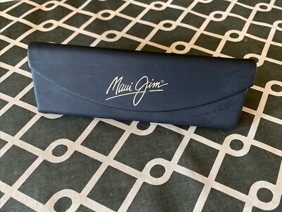 Maui Jim Black Triangular Hard Shell Sunglasses Case VGUC