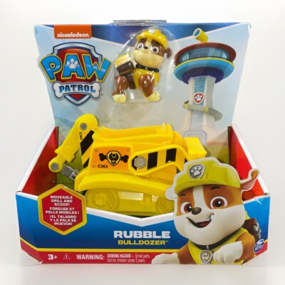 Nickelodeon Paw Patrol Rubble Bulldozer Kids Action Figure Toy