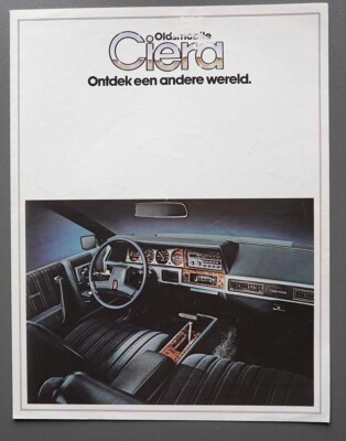 Prospekt Oldsmobile Ciera von 1984