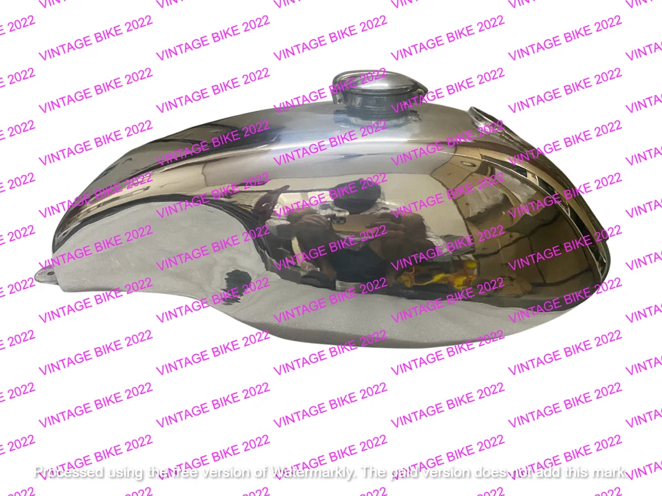 YAMAHA SR500 LYTA SPRINT ALEACIÓN ALUMINIO GAS COMBUSTIBLE GASOLINA TANQUE + TAPA GRIFO/APTO PARA Foto 2 de 4