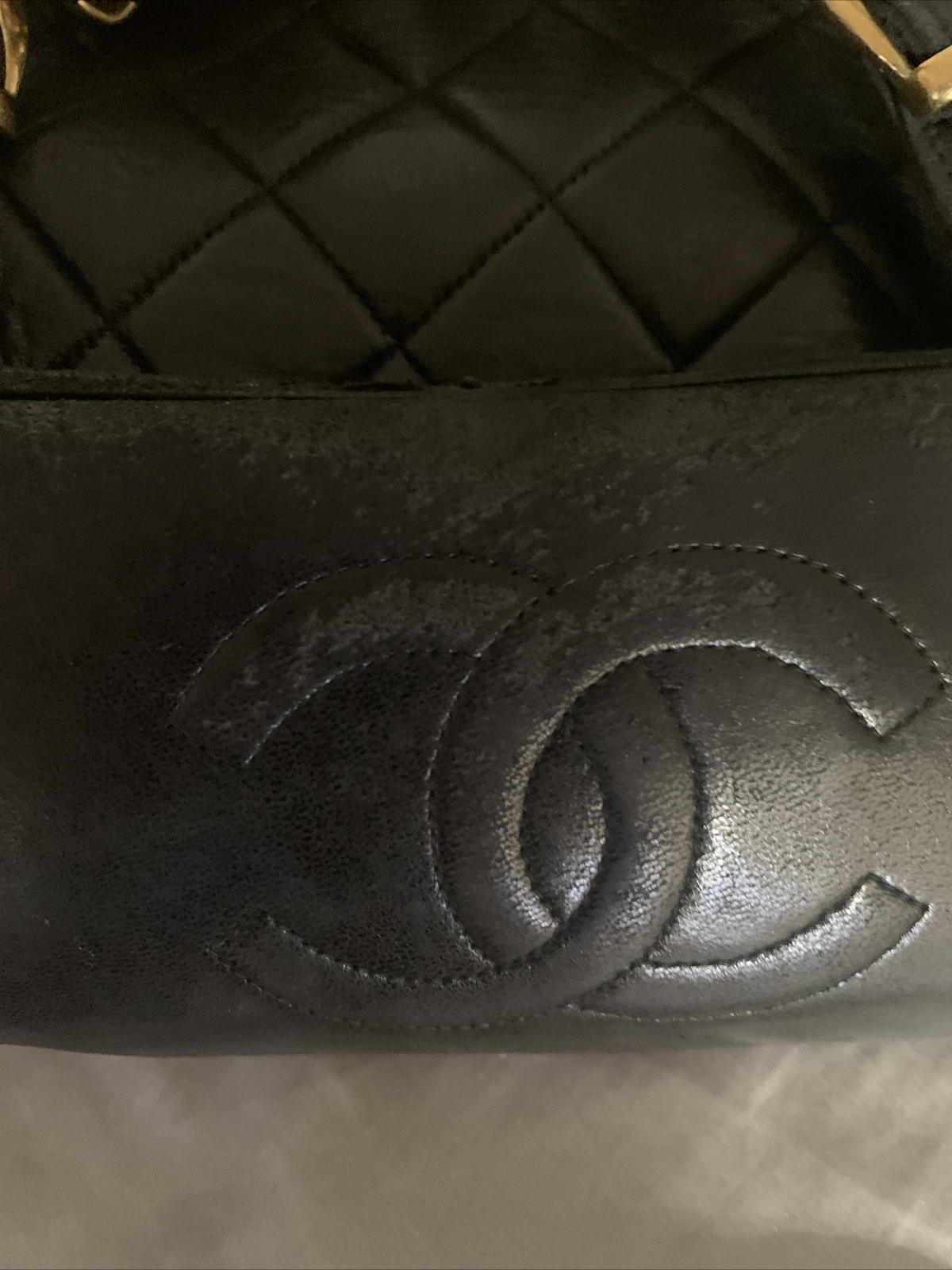 CHANEL Duma Matelasse Chain Quilted Backpack Leather Black 100percent AUTHENTIC image 3