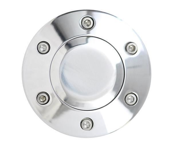 6 Hole Horn Button Polished for Aftermarket Steering Wheels like