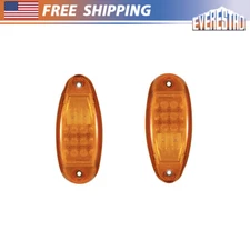 2X Fit For International Prostar Longstar 08-14 Side Turn Marker Lamp 11LED 12V