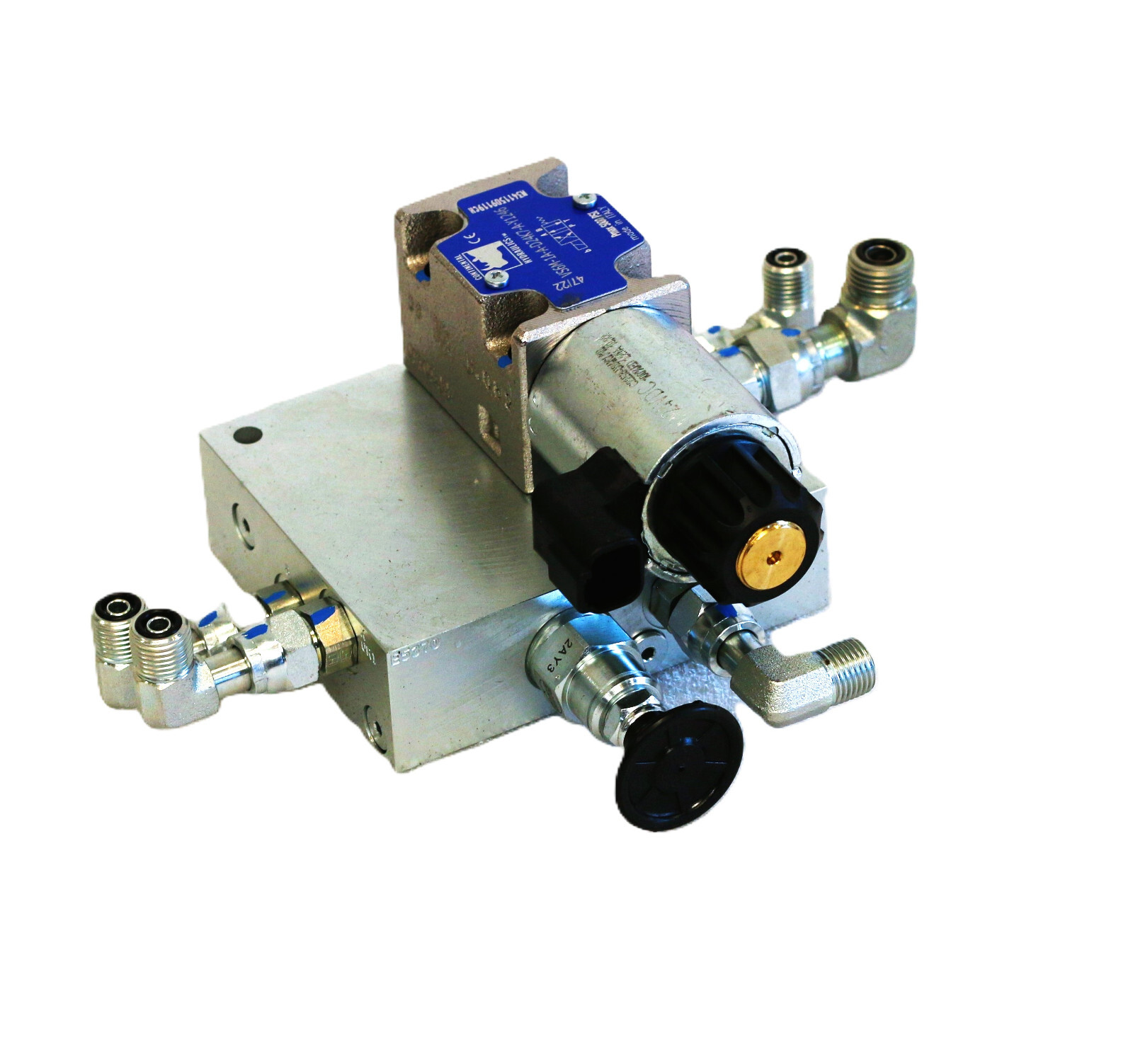 Z-6040 NEW 24V HYDRAULIC COUPLER LOCK VALVE FOR EXCAVATORS -FREE SHIPPING