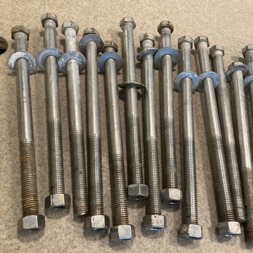 3/4-10 x 12" Hex Head Cap Screw Bolts Marine Grade 316 Stainless Steel 3/4x12-14