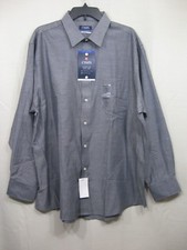 NWT Chaps Stretch Collar Regular Fit Men's " PM Black " Fitted Shirt