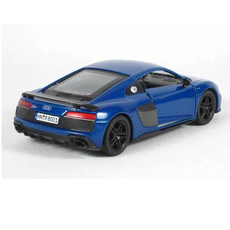 5422 5" Die-cast: 2020 Audi R8 Coupe (blue) 1/36 Scale. Pull back go action! - Image 4 of 4