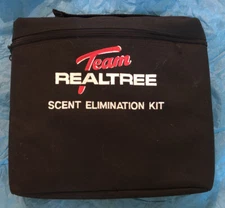Team Realtree Scent Elimination Kit EMPTY NYLON POUCH 10”x9”x2-1/2” Embroidered