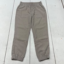 Old Navy Taupe Elastic Pull On Pants Joggers with Pockets Womens Size Medium