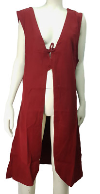 Leonardo Carbone Mittelalter Überkleid Brisella Rot Damen Größe S/XL/XXL