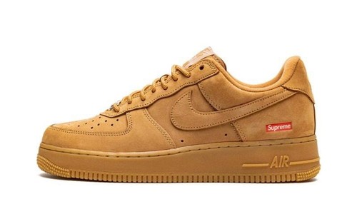 Nike Air Force 1 Low SP x Supreme Wheat Size 11 Brand New Box DS AF1 Shoes - Picture 8 of 11