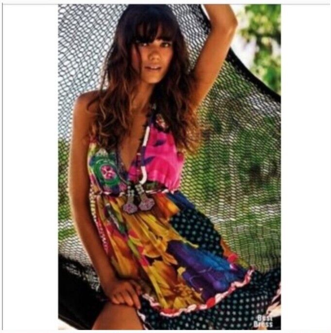 DESIGUAL By CHRISTIAN LACROIX Sandy Mini Dress Colorful DESIGUAL By CHRISTIAN LACROIX Sandy Mini Dress Colorful