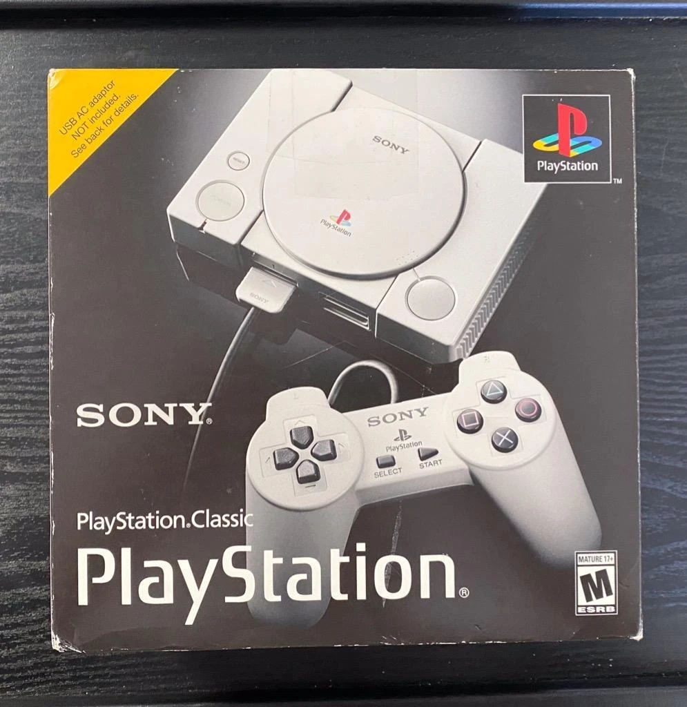 SONY PLAYSTATION 1 CLASSIC CONSOLE SYSTEM SCPH 1000R USED