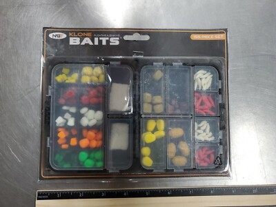 NGT Klone Baits Carp Fishing 155 Piece Set Floating Sinking Corn Maggots etc.
