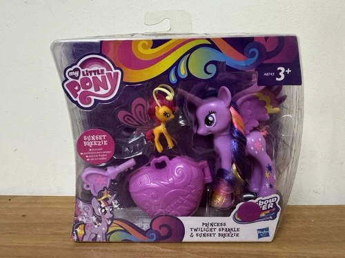 MY LITTLE PONY RAINBOW POWER PRINCESS TWILIGHT SPARKLE & SUNSET BREEZEIE 2014