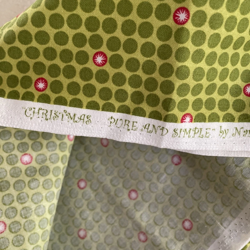 Nancy Halvorsen Christmas Pure & Simple Benartex #4385 Cotton Fabric 60” By WOF - Image 2 of 4