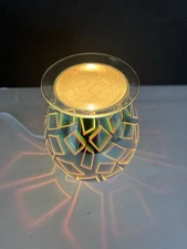 3D Glass Electric Wax Melts Warmer Wax Burner Melter Fragrance Warmer for Home 