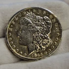 1885 CC US Morgan Silver Dollar $ XF (Key Date) Polished/Lacquered