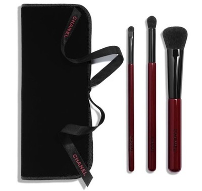 Chanel brush set LES PINCEAUX ROUGE NOIR - Spring 2026 Limited Edition