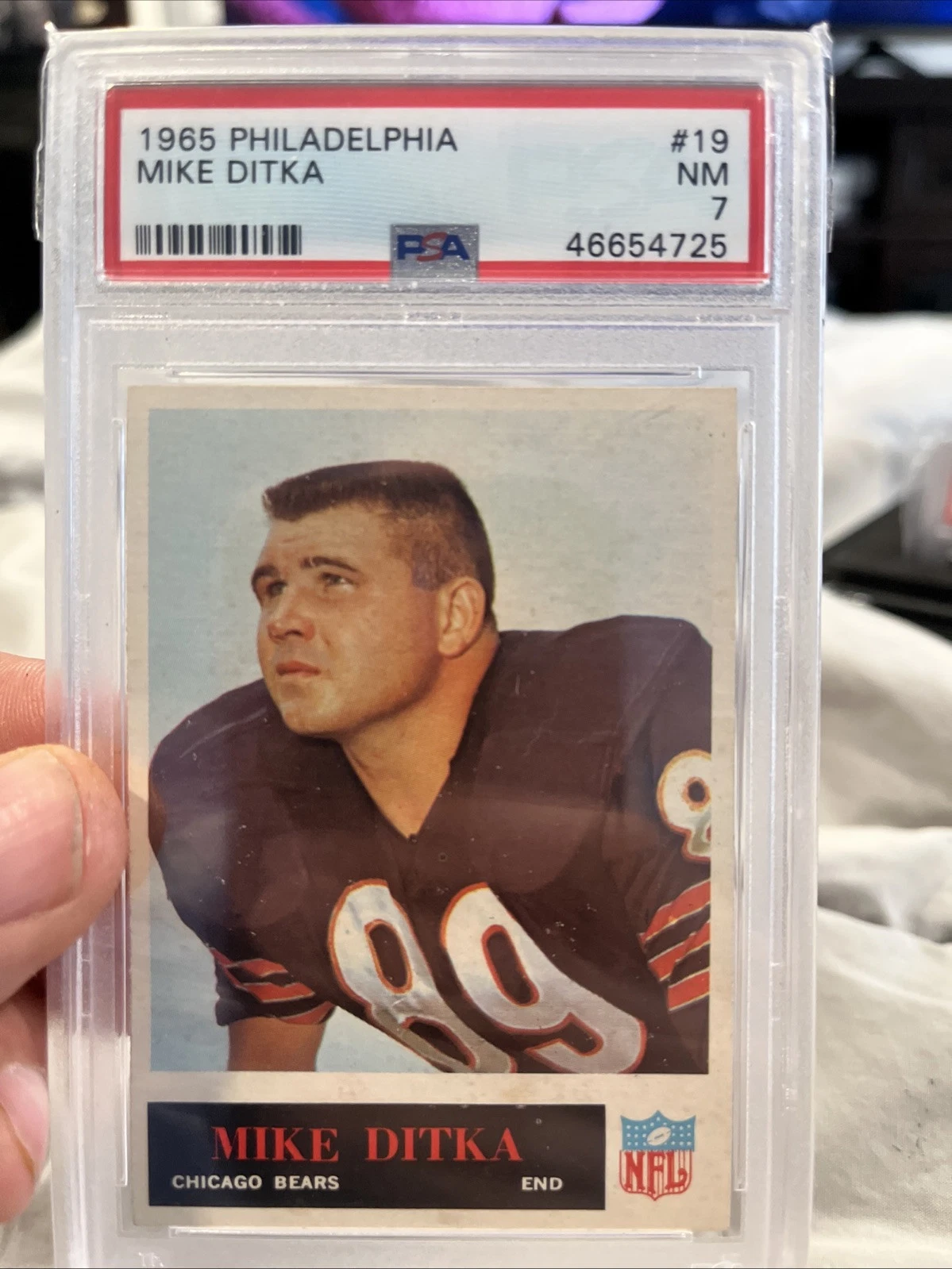 Mike Ditka trading card