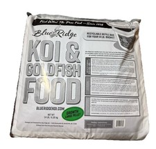 Blue Ridge Floating Growth Large Pellet Fish Food, 14lbs. Best By date 05/27/26