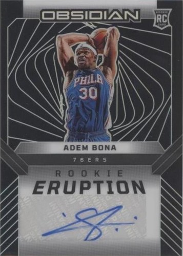 2024-25 Mosaic ADEM BONA RC Season Ticket AUTO BLUE /49 #RST-ADM 