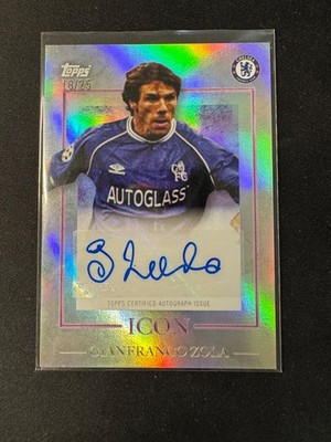 2023 Topps Gold - Chelsea Signature - Gianfranco Zola Auto /25