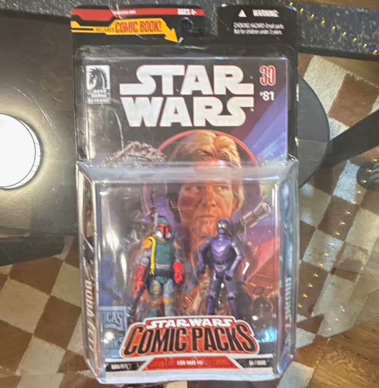 Hasbro Star Wars Comic Packs Boba Fett & RA-7 Droid Action Figure Set
