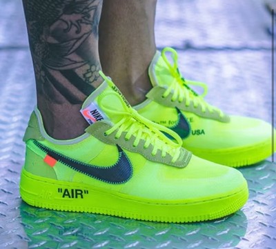Nike Air Force 1 Low Green/Off-White Volt