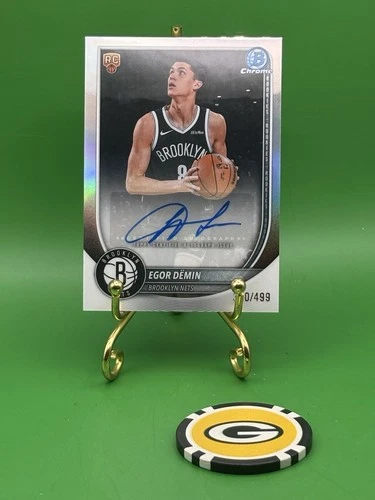 Topps 2025-26 Bowman Chrome Autos Egor Demin RC Auto Refractor /499 BCA-ED
