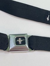 Vintage Ford Mustang Belt Buckle Down Adjustable Seatbelt Belt Official