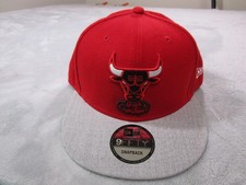 Chicago Bulls Hat Cap Snap Back Mens One Size Red NBA Basketball 9FIFTY New Era