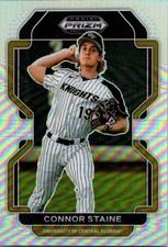 2022 Panini Prizm Draft Picks Connor Staine Prizm Refractor PDP146