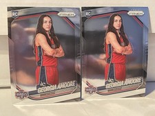 2025 WNBA Prizm Basketball Base 2 Card Rookie Lot Georgia Amoore